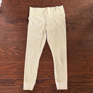 Athleta Cream Leggings